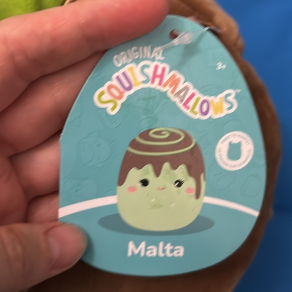 Original SquishMallows Malta Size 8 Inch Matcha Pastry 2022 NWTS First To Market - Picture 3 of 15